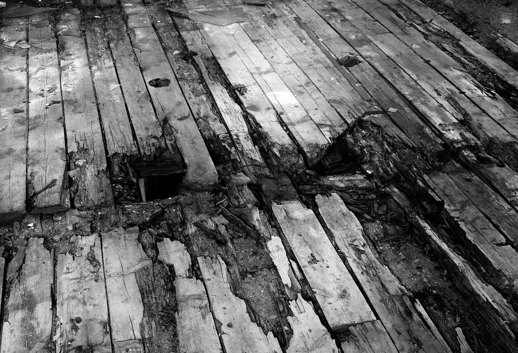 rotten floorboards